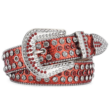 Men Women Alloy Punk Rock Rivet Belt - Stylish & Durable Fashion Accessory - Buy Center