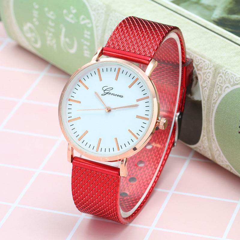 Geneva Minimalist Women's Watch - Elegant Design & Thin Mesh Belt - Buy Center