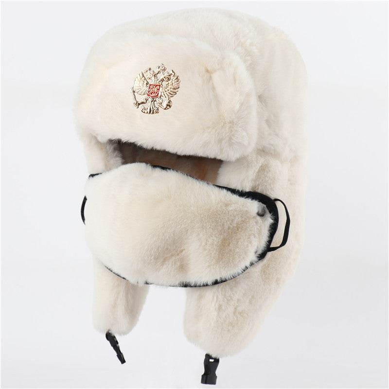 Ushanka Earmuffs Hat for Men & Women - Stylish Imitation Rabbit Fur - Buy Center