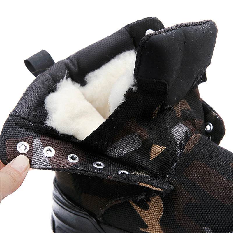 Three-Proof Wool Snow Boots - Stylish, Waterproof & Warm for Men - Buy Center