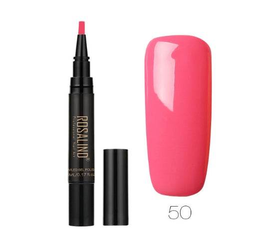 5ml Solid Color Nail Art Pen - Easy Application in 58 Vibrant Shades - Buy Center