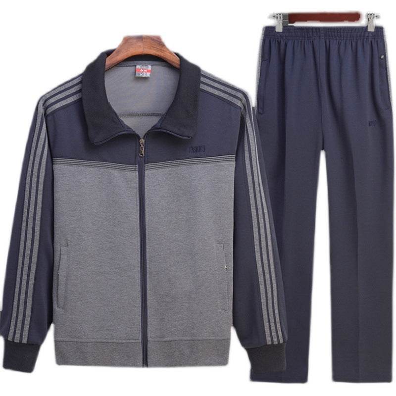 Men's Casual Autumn Sport Suit - Stylish Comfort for Middle-Aged Men - Buy Center