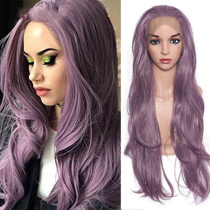 Stunning 28-Inch Purple Curly Wig - Lightweight & Versatile Style 2025 - Buy Center