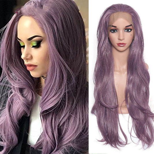 Stunning 28-Inch Purple Curly Wig - Lightweight & Versatile Style 2025 - Buy Center