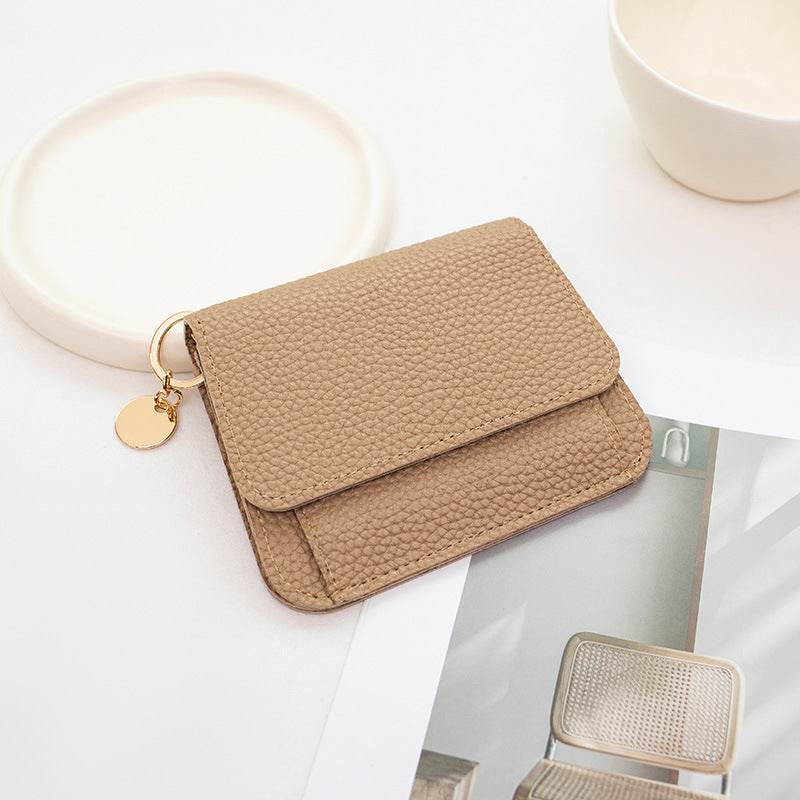Chic Women's Magnetic Snap Wallet - Stylish PU with Multiple Card Slots - Buy Center