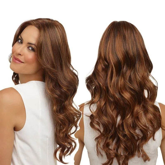 Stylish Mid-Point Bangs Wigs - European & American Fashion for 2025 - Buy Center