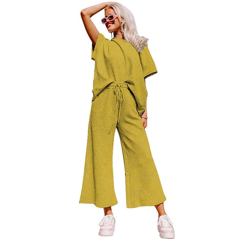 Buycenter Summer Casual Suit for Women - European Style Sportswear - Buy Center