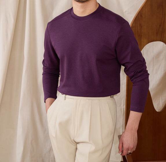Buycenter Slim Fit Casual Base Shirt for Men - Solid Color Options Available - Buy Center