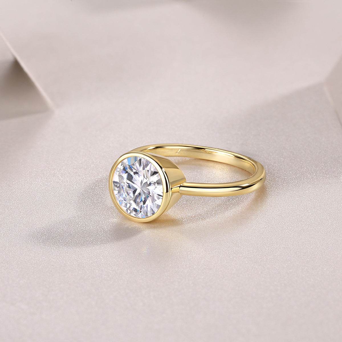 Buycenter Large Moissanite Diamond Ring - Luxury 925 Silver Jewelry Set - Buy Center