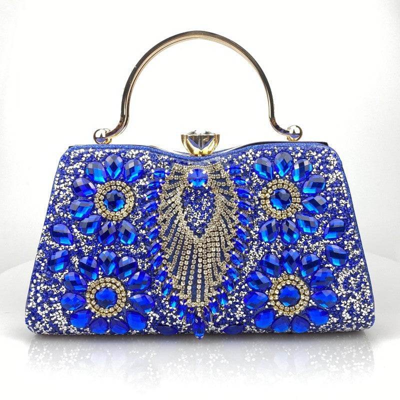 Buycenter Women's Shiny Banquet Clutch - Elegant Square Design in Multiple Colors - Buy Center