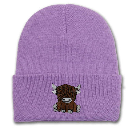 Cartoon Long Hair Yak Knitted Hat - Stylish and Warm Winter Fashion - Buy Center