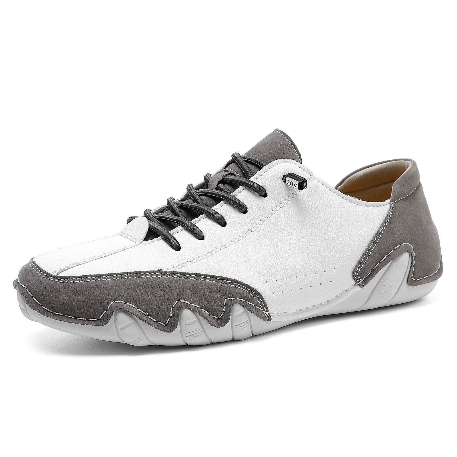 Men's Casual Colorblock Shoes - Trendy Flat Heel for All-Day Comfort - Buy Center