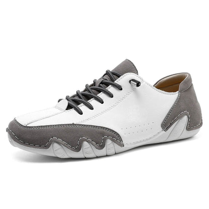 Men's Casual Colorblock Shoes - Trendy Flat Heel for All-Day Comfort - Buy Center