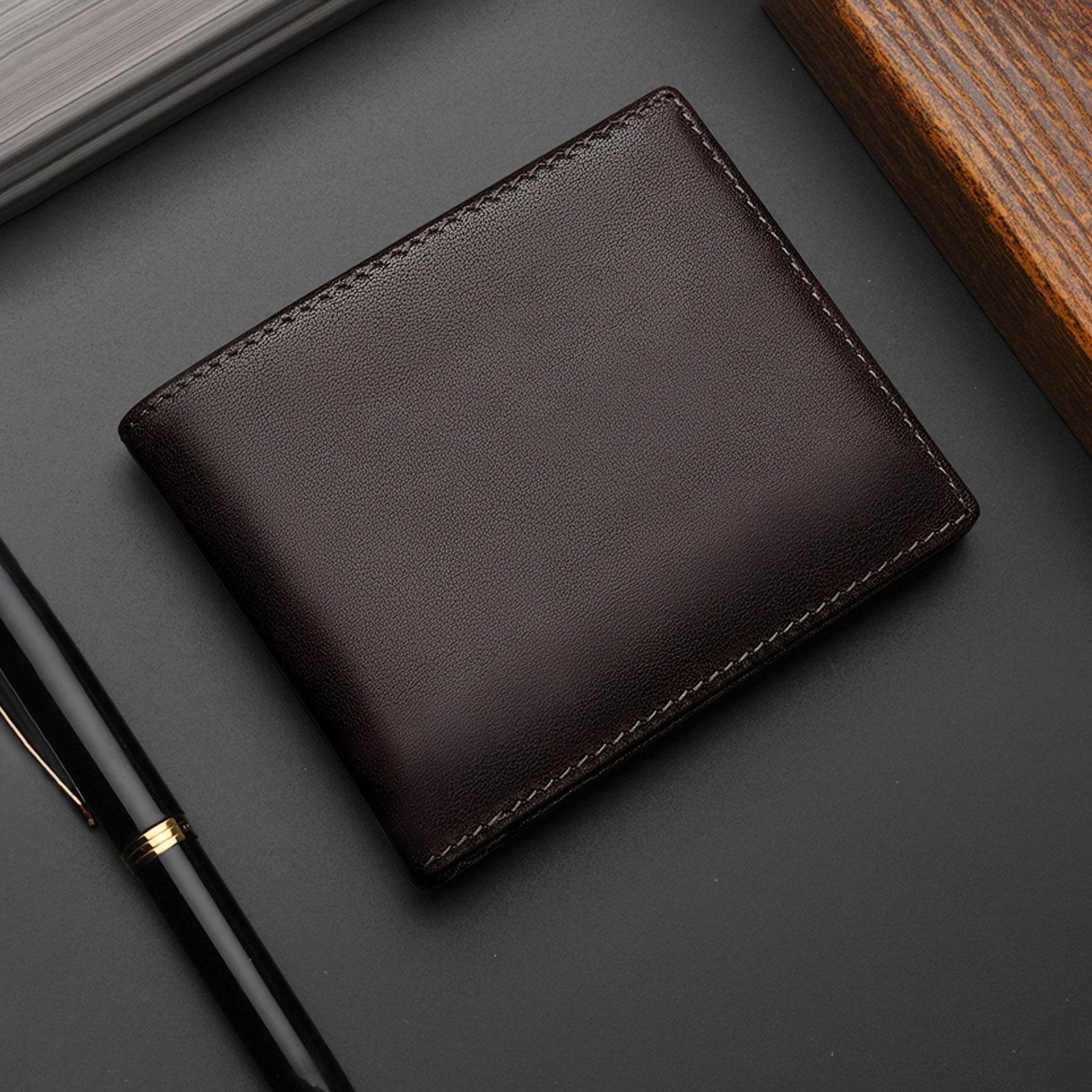 Anti-Theft Three-Fold Wallet for Men - Stylish and Secure Card Organizer - Buy Center