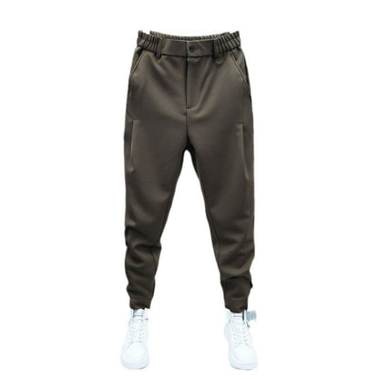 Casual Cropped Harem Pants for Teens - Trendy Loose Tapered Style - Buy Center