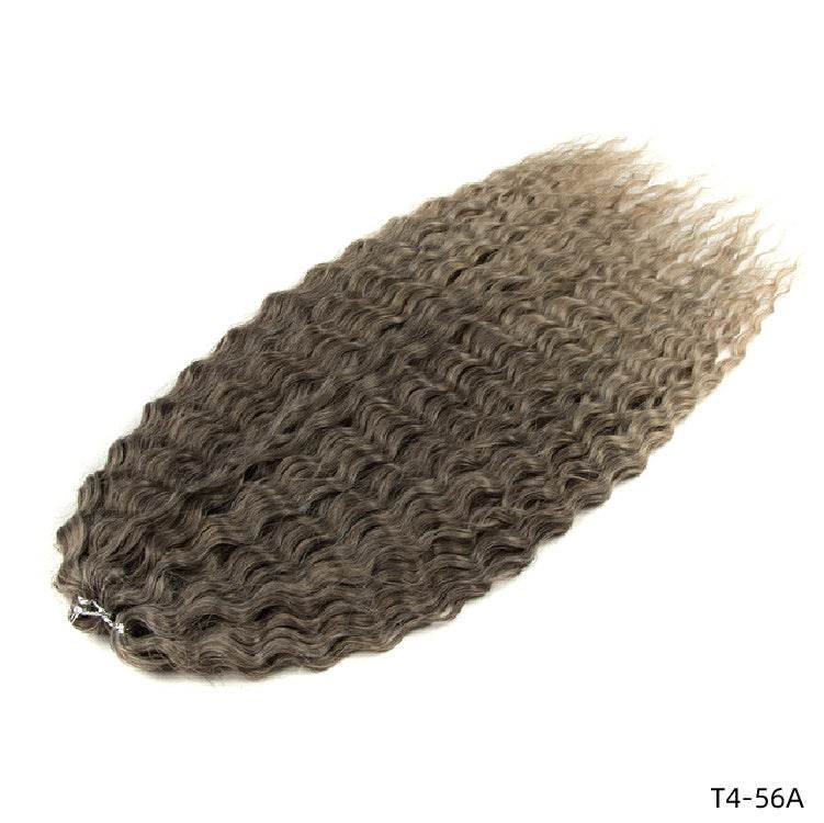 Chemical Fiber Water Ripple Crochet Curls - Stylish Synthetic Hair Extensions - Buy Center