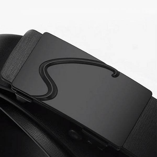 Men's Automatic Buckle Belt - Trendy Two-Layer Cowhide for Casual Style - Buy Center