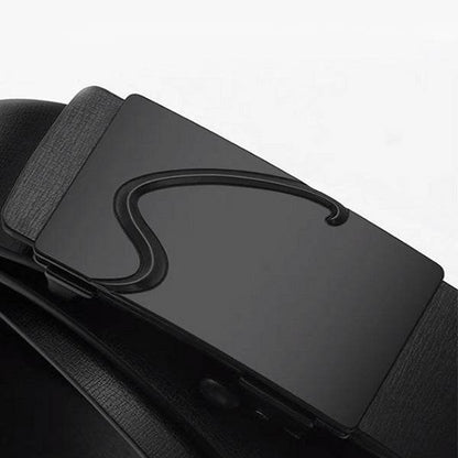 Men's Automatic Buckle Belt - Trendy Two-Layer Cowhide for Casual Style - Buy Center