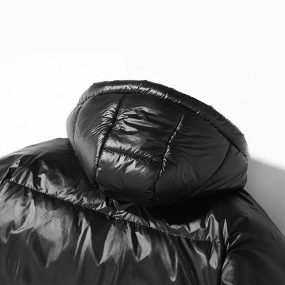 New Black Gold Plus-Sized Men's Jacket - Warm Padded Down Coat 2025 - Buy Center