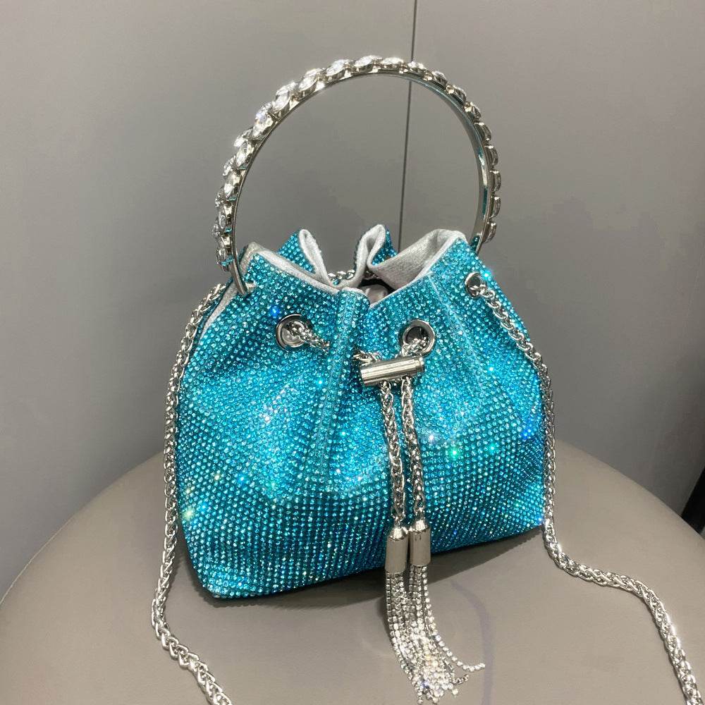 Shiny Diamond Handbag for Women - Stylish Evening Bag in Vibrant Colors - Buy Center