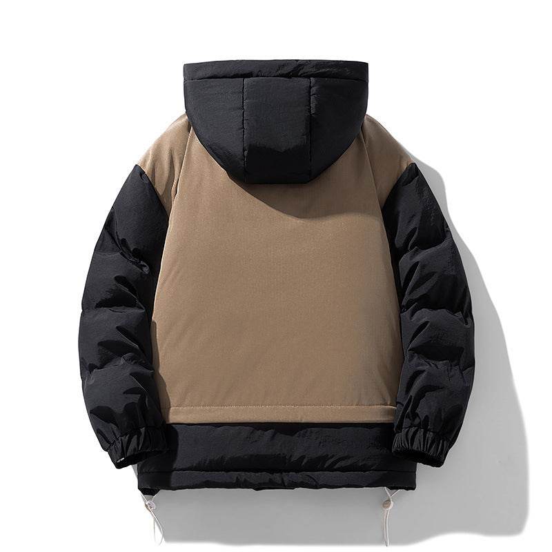Couples Hooded Cotton-Padded Jacket - Stylish Japanese Stitching for Winter - Buy Center