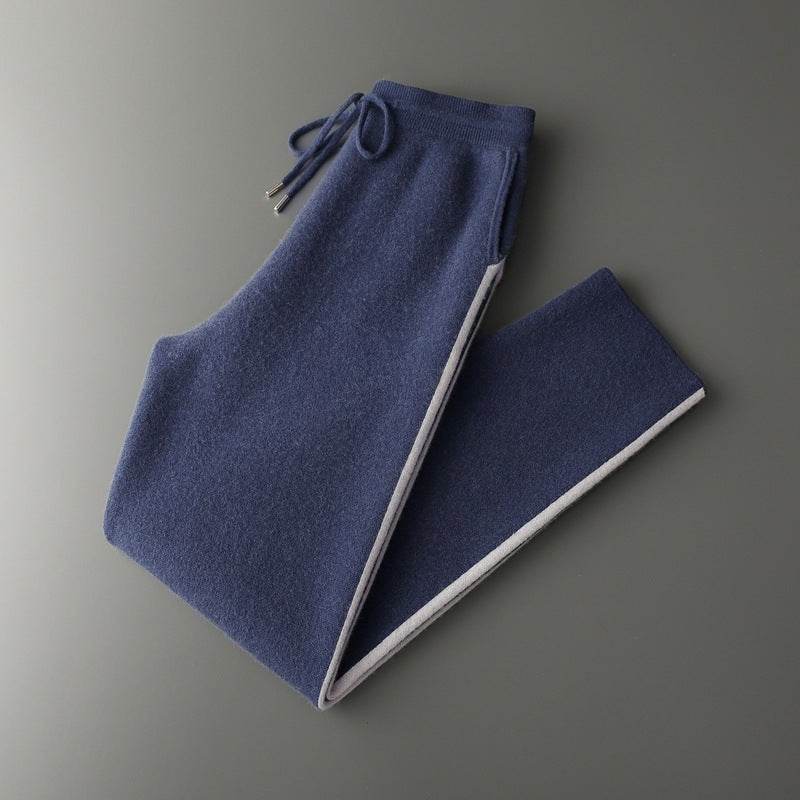 Cashmere Harem Pants for Men - Thickened Loose Fit in Assorted Colors - Buy Center