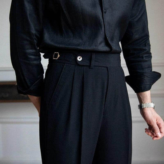 Buycenter Men's Business Casual Trousers - Stylish Fit & Easy Matching - Buy Center