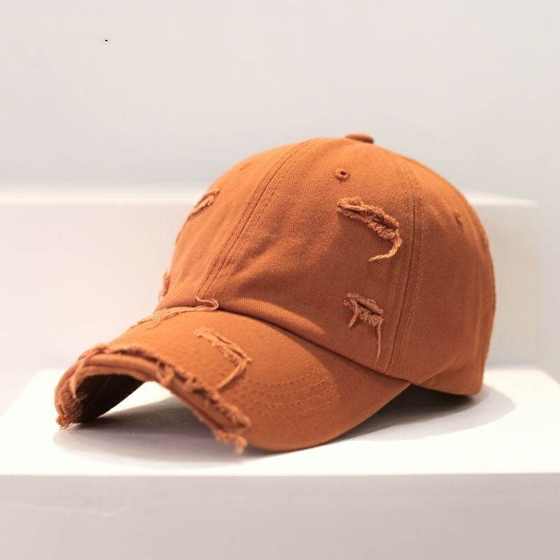 Buycenter Men's Ripped Baseball Cap - Vintage Hip Hop Style, Multiple Colors - Buy Center
