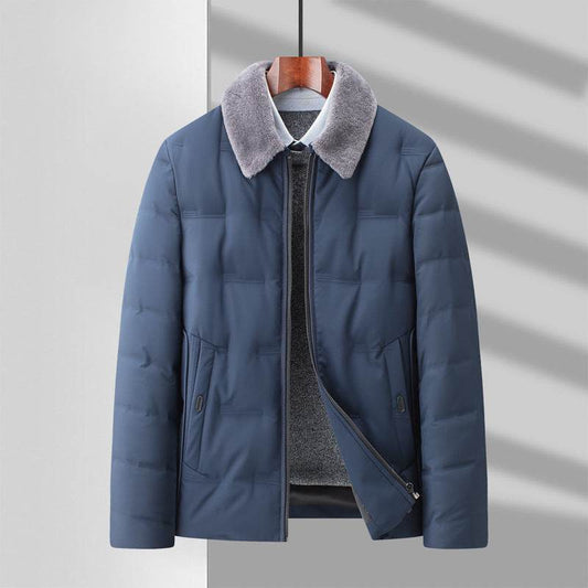 Detachable Wool Lapel Business Jacket - Premium Stylish Winter Coat for Men - Buy Center