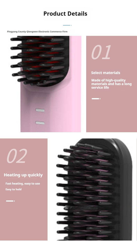 Dual Purpose Portable Curling Iron - Wireless & Multi-Styling Clamp - Buy Center