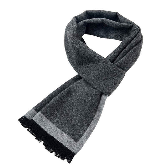Men's Fashion Simple Brushed Warm Scarf - Premium Stylish Accessory 2025 - Buy Center