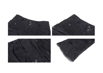 Heavy Industry Pleated Jeans - Vintage Style for Modern Men, Sizes S-XL - Buy Center