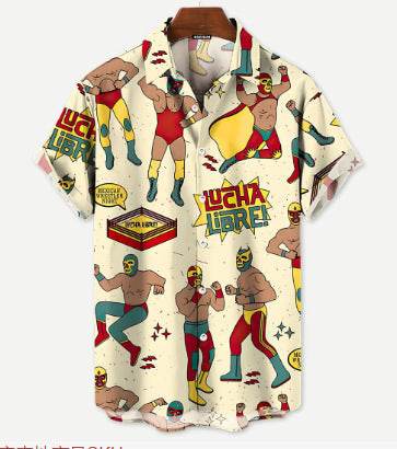 Casual 3D Hawaiian Shirt for Men - Vibrant Summer Floral Prints - Buy Center