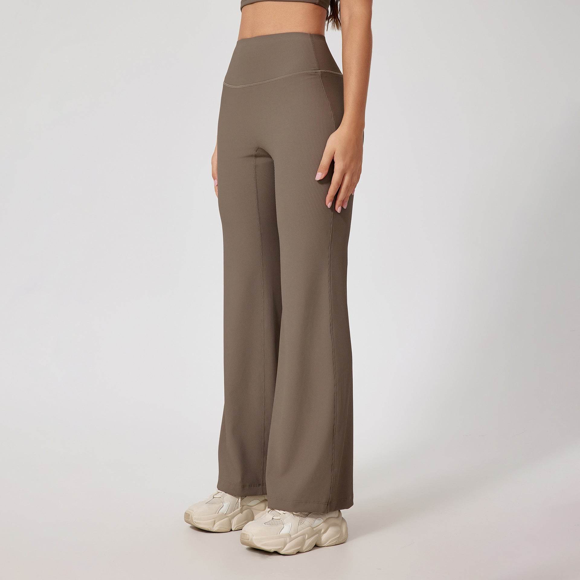 High Waist Micro Pull Fitness Trousers for Women - Breathable & Stylish - Buy Center