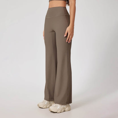 High Waist Micro Pull Fitness Trousers for Women - Breathable & Stylish - Buy Center