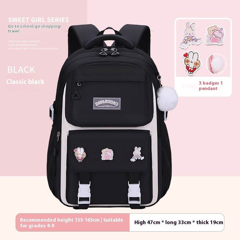 Large Capacity Student Backpack - Comfortable Design for Grades 1-12 - Buy Center