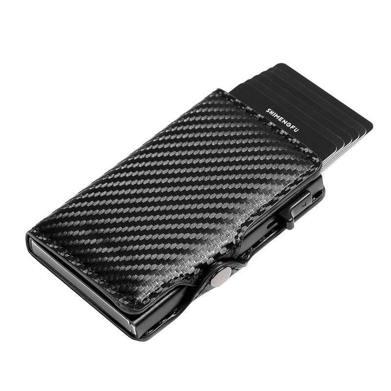 Men's Retro Aluminum Alloy Card Wallet - Stylish & Durable Accessory - Buy Center