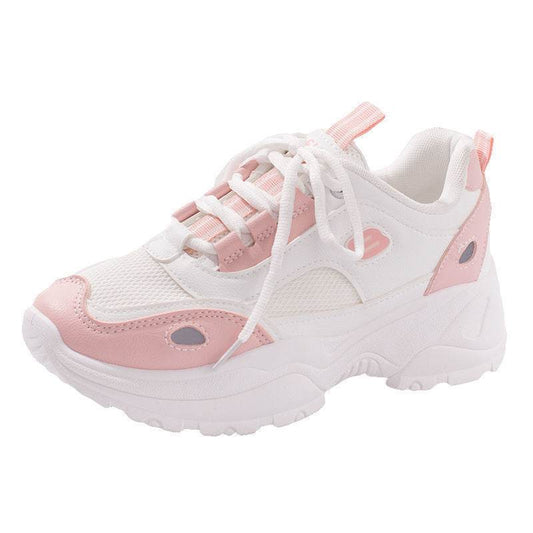 Trendy Women’s Lace-Up Shoes - Breathable Vulcanize Design for Comfort - Buy Center