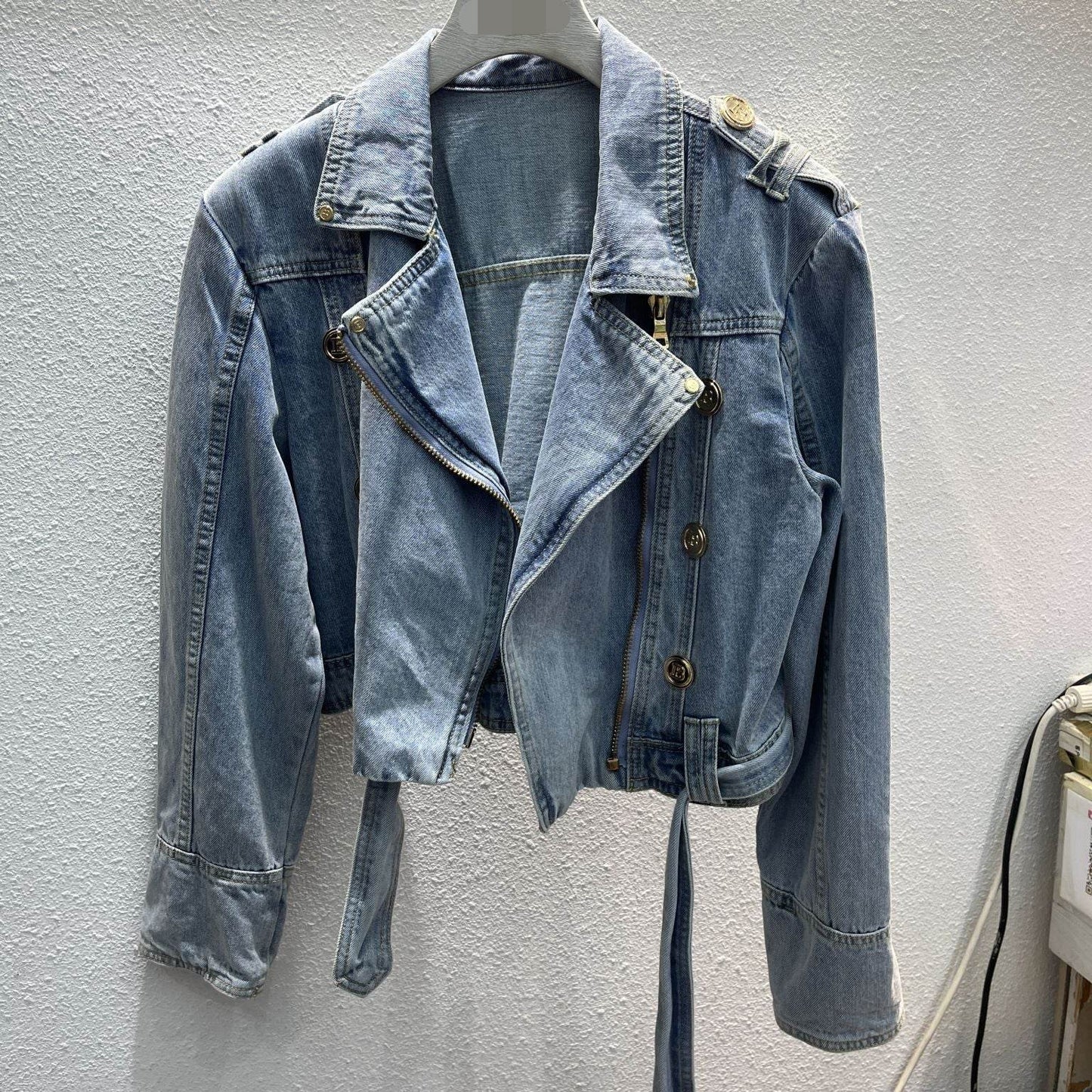 Popular Korean Style Denim Coat - Loose Fit Street Fashion Outerwear - Buy Center