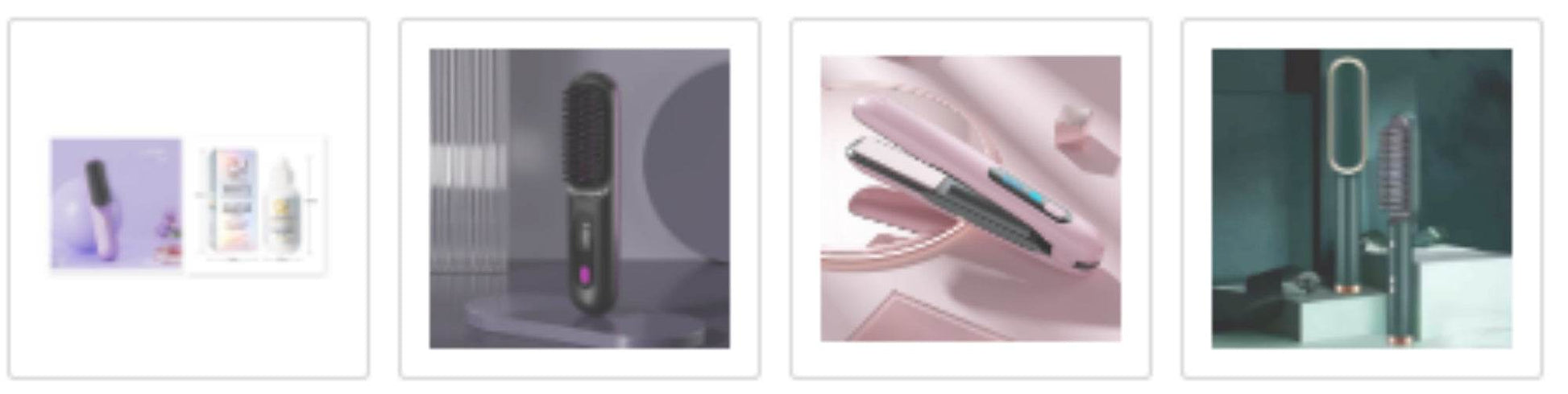 Portable USB Rechargeable Hair Straightener & Curler - 2-in-1 Styling Tool - Buy Center