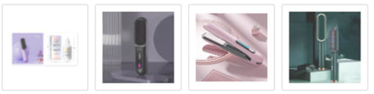 Portable USB Rechargeable Hair Straightener & Curler - 2-in-1 Styling Tool - Buy Center