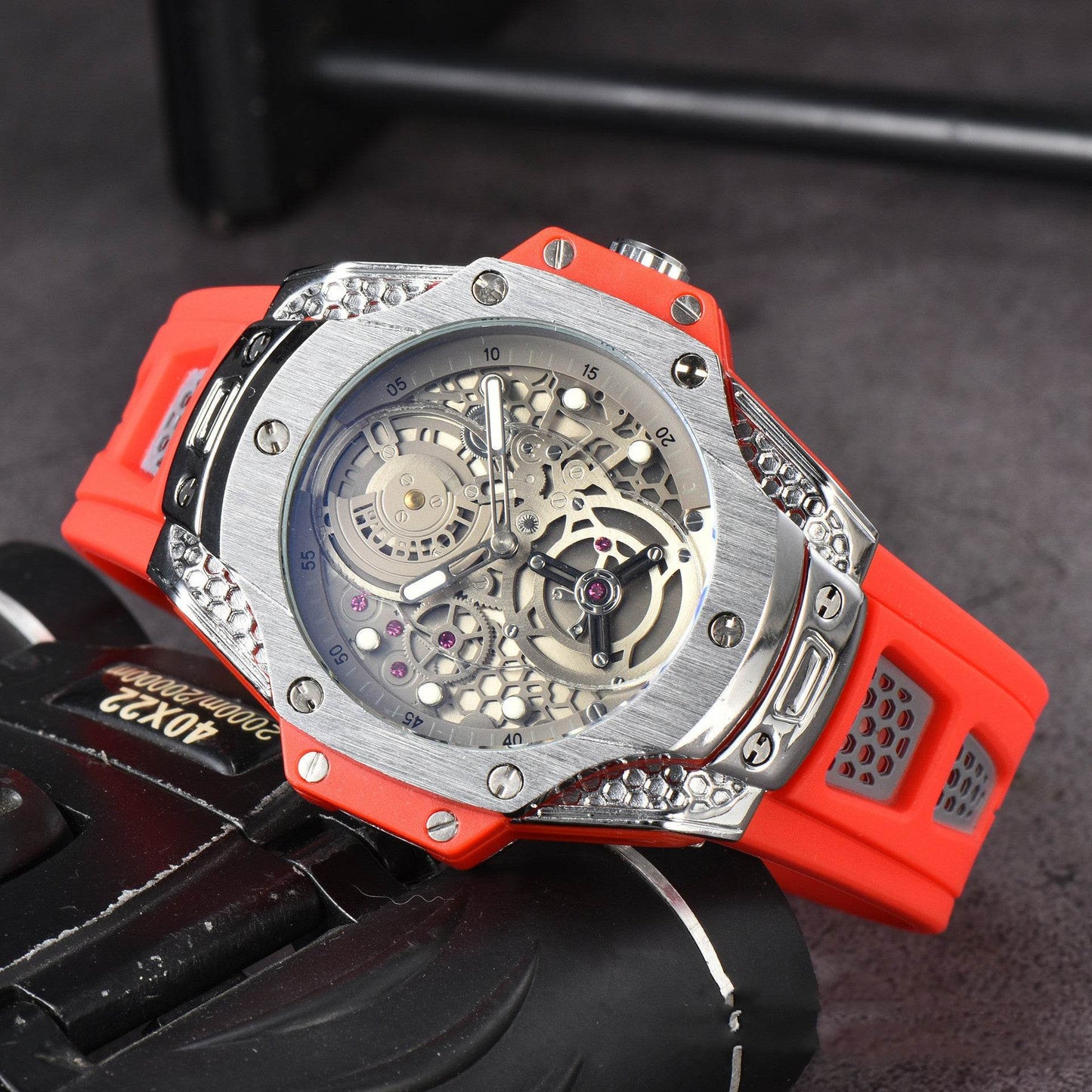 Buy Center Men's Quartz Tape Watch - Stylish Business Timepiece, 46mm Dial - Buy Center