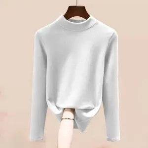 Hepburn Style Thickened Jacket - Loose-Fitting Wool Blend Coat in Colors - Buy Center