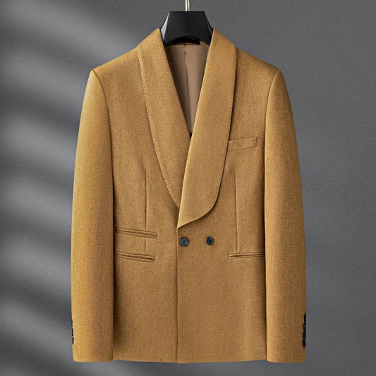 Casual Slim Fit English Style Suit Jacket - Elegant Blazer for Men - Buy Center