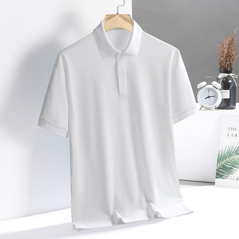 Buycenter Dad's Business Casual Lapel Half Sleeve Shirt - Summer Trendy - Buy Center