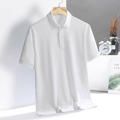 Buycenter Dad's Business Casual Lapel Half Sleeve Shirt - Summer Trendy - Buy Center