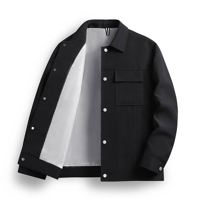 Casual Polo Collar Top for Men - Stylish Spring & Autumn Wear 2025 - Buy Center