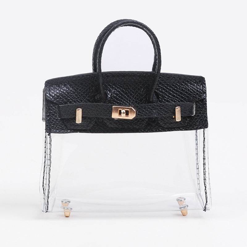 Trendy Transparent Handbag Clutch - Stylish Internet Celebrity Accessory - Buy Center