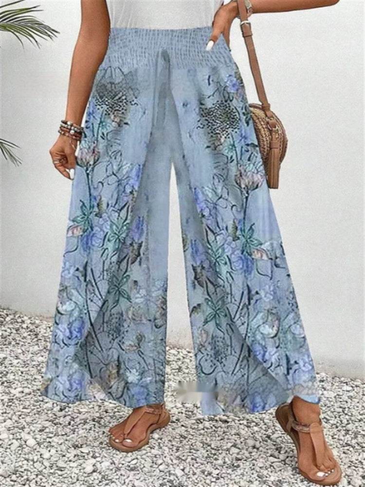 Buycenter Women's Casual Wide-Leg Pants - Stylish High Waist Fashion - Buy Center