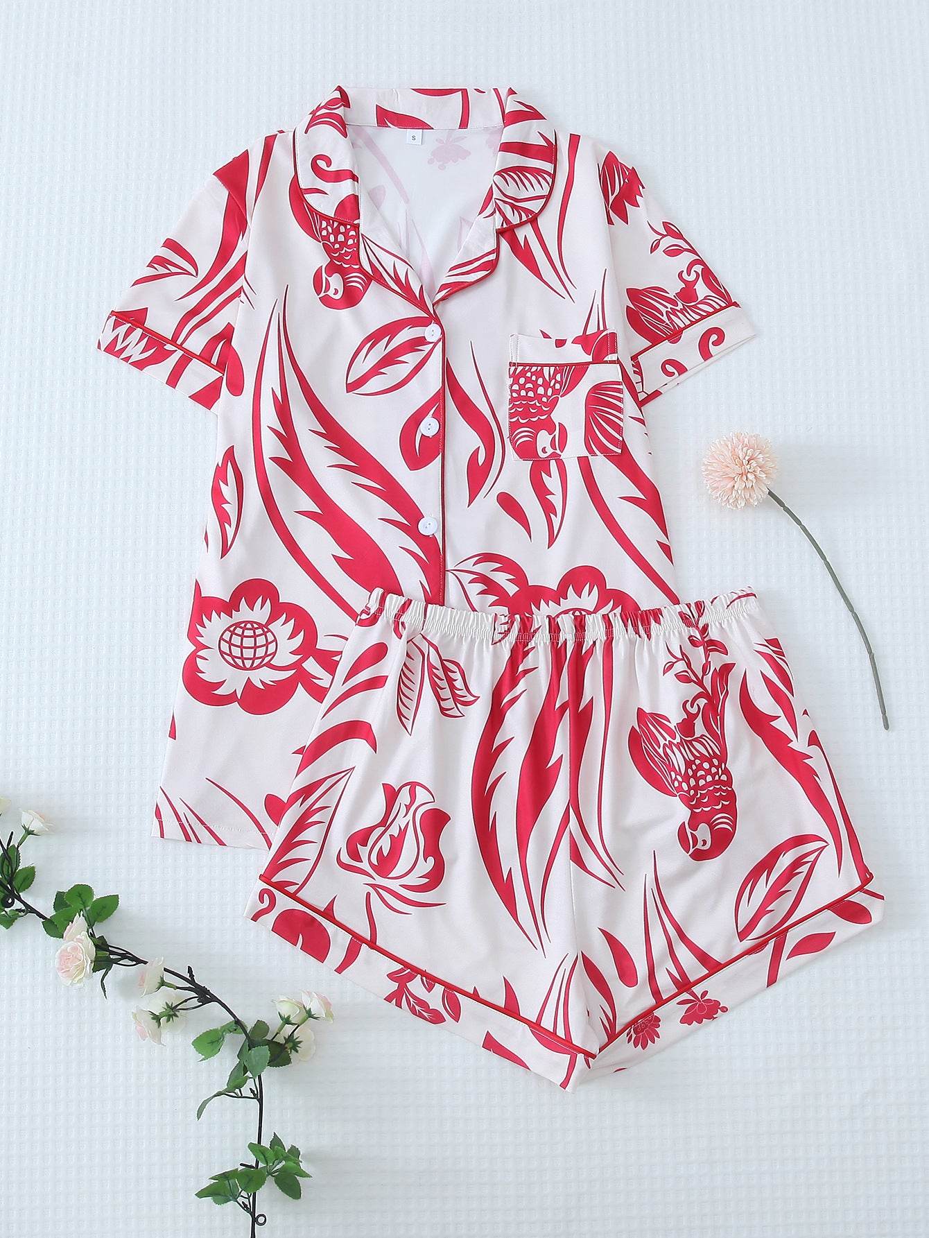 Stylish European & American Bow Print Set - Comfortable Fashion 2025 - Buy Center